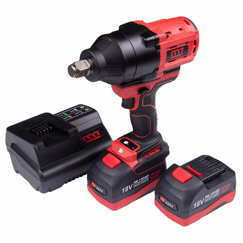 Гайковерт аккумуляторный ударный 34 1900 Нм 18 В 4 предмета кейс MIGHTY SEVEN DW-601A 6065000₽