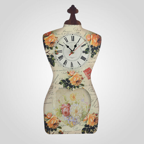 Часы-фоторамка Цветочный сад