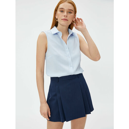 фото Рубашка koton, размер 48, синий