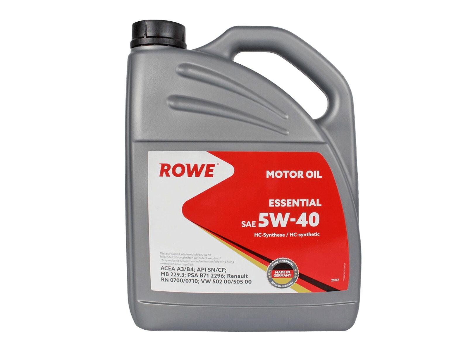 Масло моторное ROWE ESSENTIAL 5W40 4л