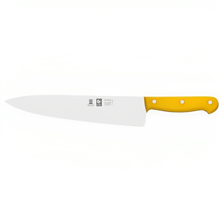 Нож поварской 250-385 мм. Шеф желтый TECHNIC Icel