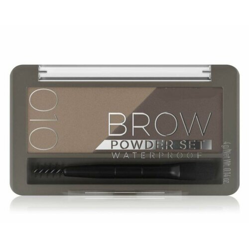 тени пудра для бровей с аппликатором make up secret finish brow powder 1 г Водостойкая пудра для бровей