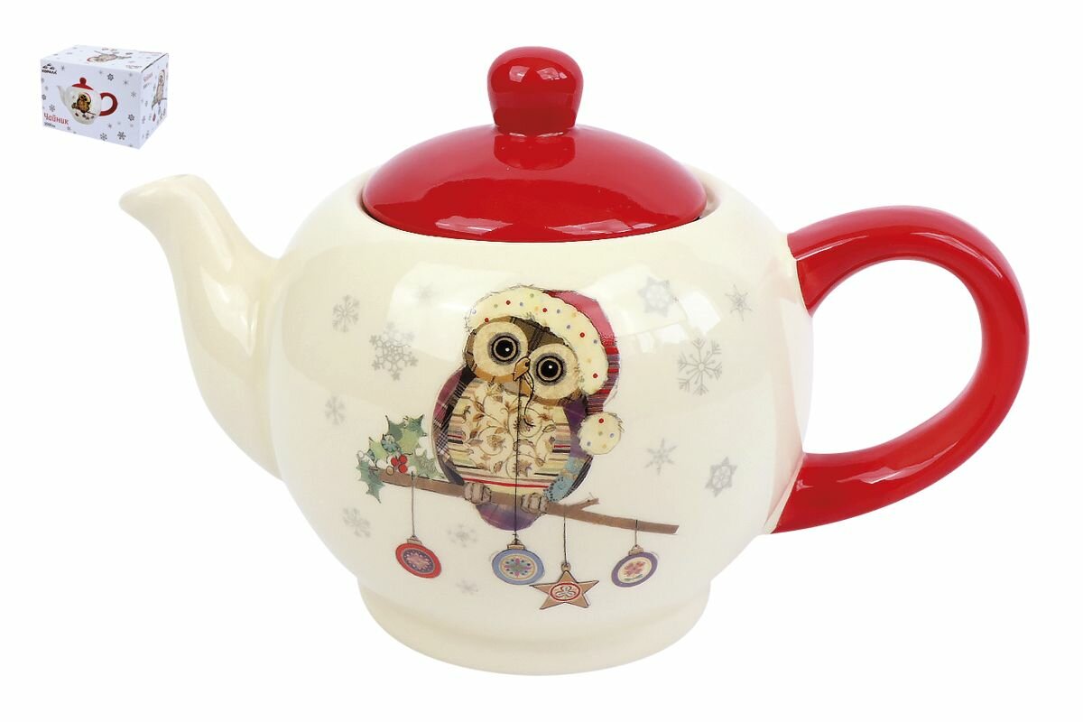 фото Чайник Owl Christmas, 1000мл