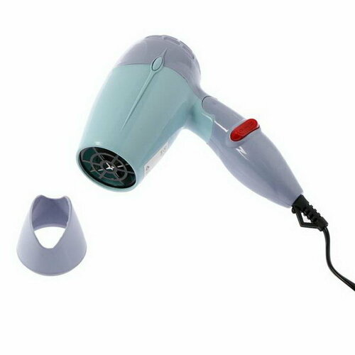 Фен Luazon LF-23 800 Вт 2 скорости 2 режима складная ручка голубой 57100₽