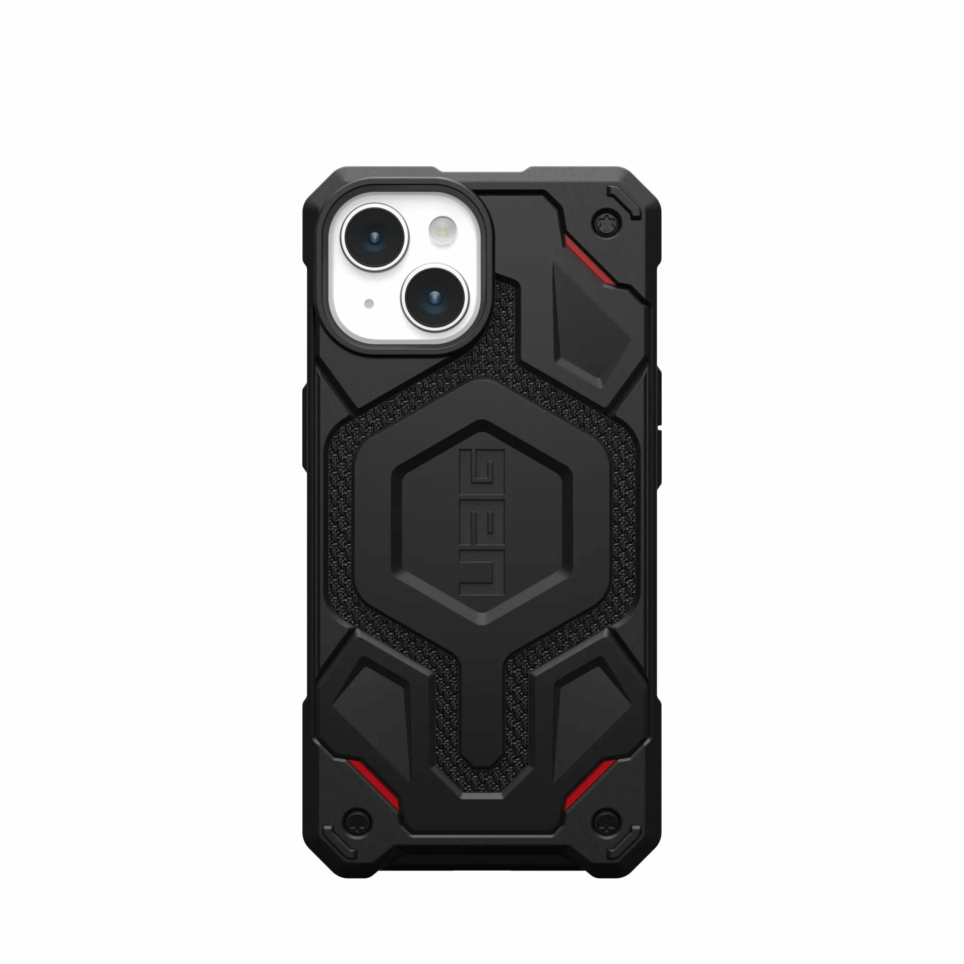 Чехол с поддержкой MAGSAFE Uag Monarch Pro для iPhone 15 6.1", цвет чёрный (Kevlar-Black)