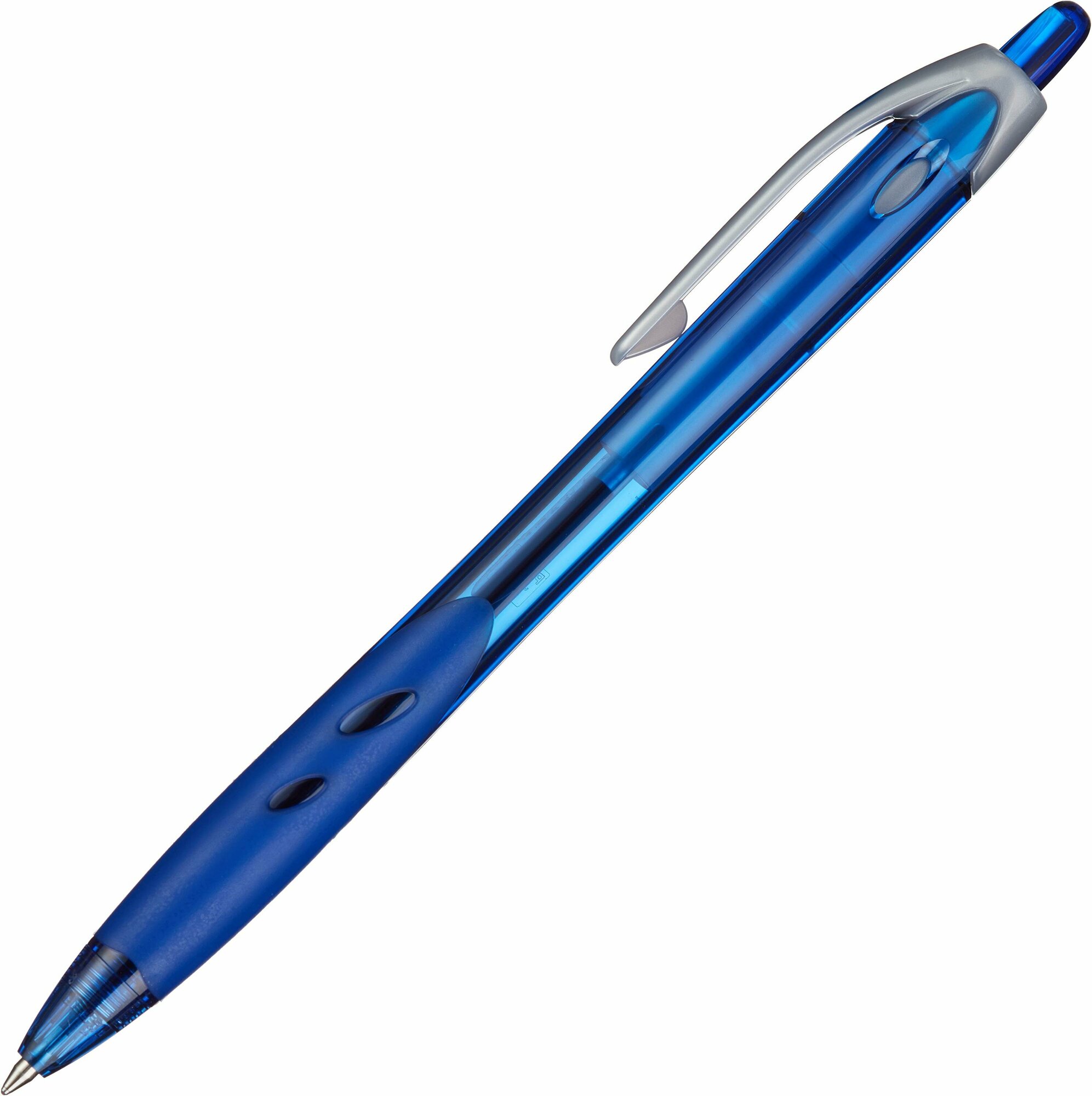 Ручка шариковая Pilot BPRG-10R-F-L Rex Grip, на масляной основе, автомат, цветной корпус, 0,7мм, синяя