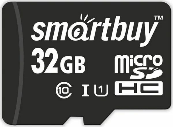 Карта памяти SmartBuy MicroSD 32GB, class 10, 30, 20Мбс
