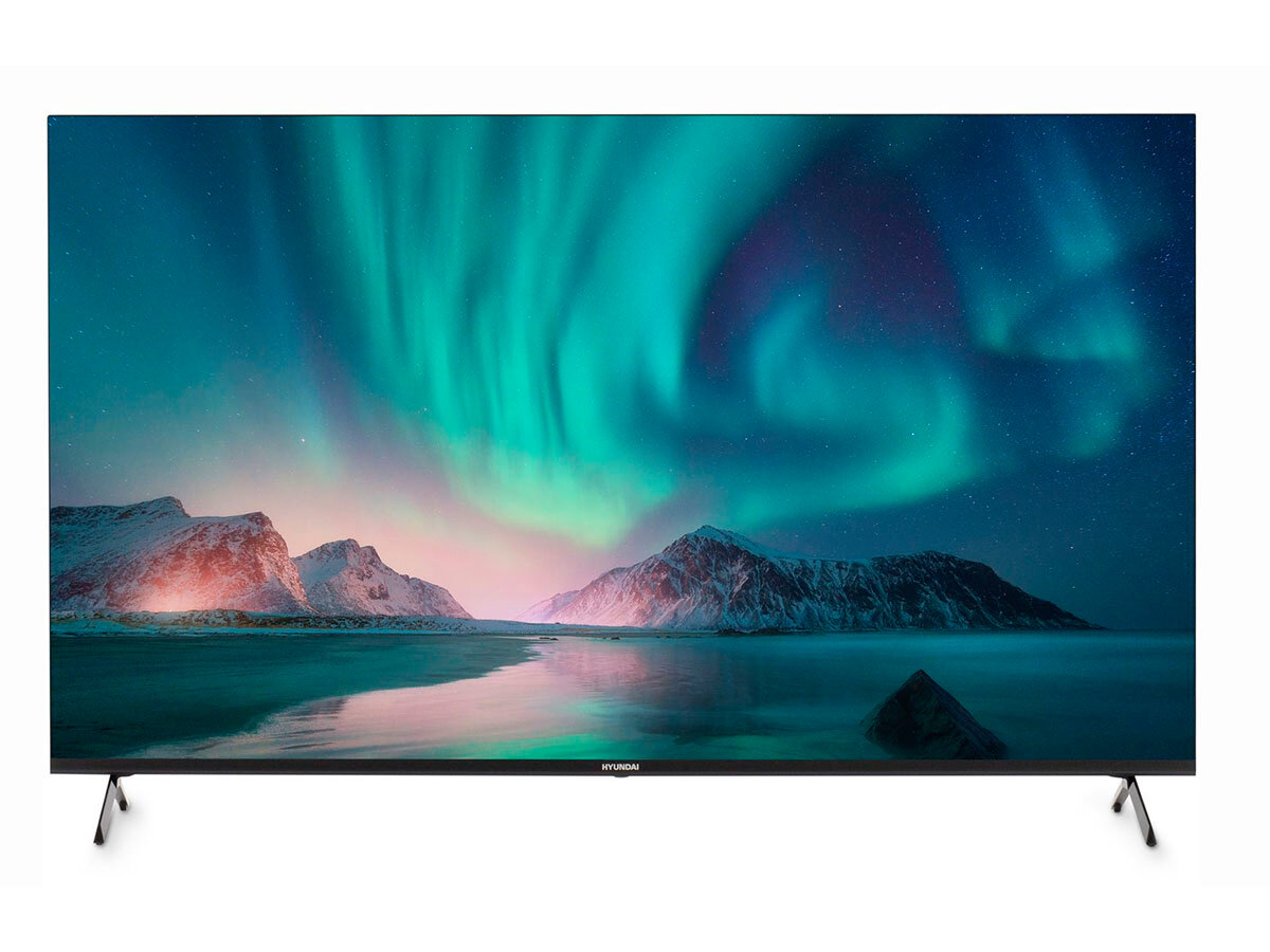 Телевизор Hyundai 50" LED, UHD, Smart TV (Android TV), Звук (20 Вт (2x10 Вт), 3xHDMI, 2xUSB, 1xRJ-45, Черный, H-LED50BU7006