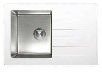 Кухонная мойка Tolero Twist TTS760 923 белый - фото №11