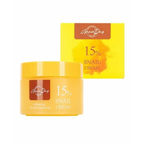 Крем для лица GRACE DAY 15% с муцином улитки (регенерирующий) 50 мл