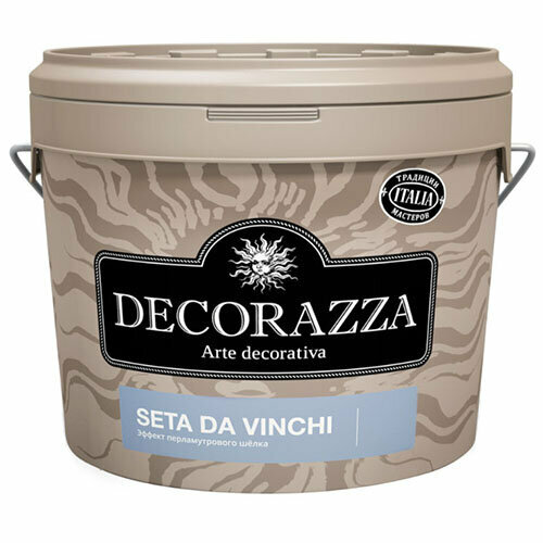 Декоративное покрытие DECORAZZA Seta da Vinci SD 001 1кг decorazza seta декоративное покрытие с шелковым переливом баз argento st 001 5л