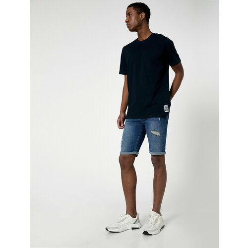 фото Шорты koton, размер 48, синий