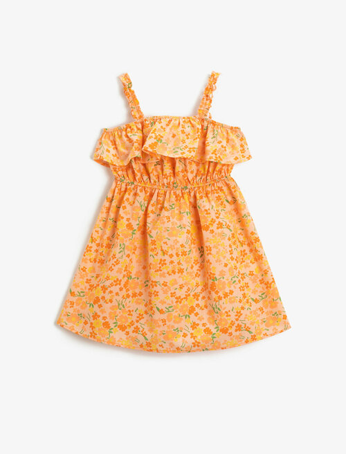 Платье KOTON, размер 110/116, оранжевый