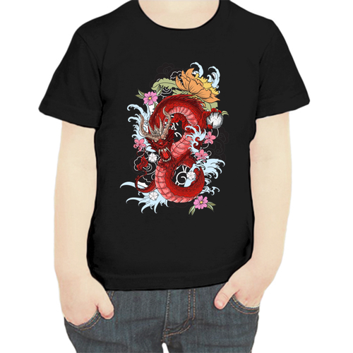 фото Футболка , размер 104, черный нет бренда