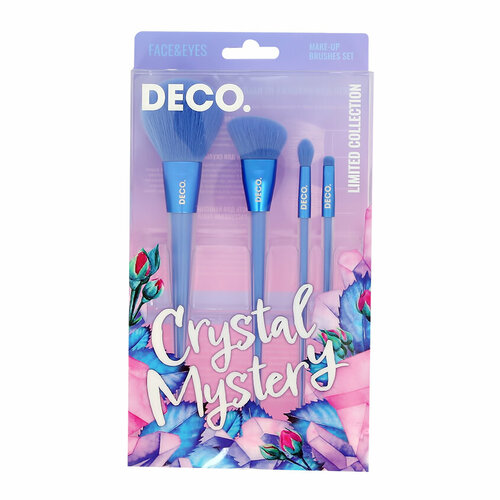 Набор кистей для макияжа лица `DECO.` CRYSTAL MYSTERY