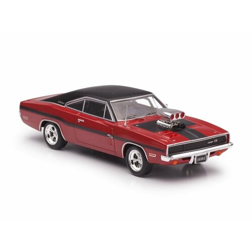 DODGE Charger R/T (1970), red flatblack, масштабная модель автомобиля коллекционная игрушка модель машины 1 38 dodge charger 43742