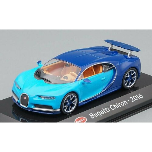 BUGATTI Chiron 2016, blue, масштабная модель автомобиля коллекционная сборная модель автомобиля bugatti chiron металл 1 25 maisto синий