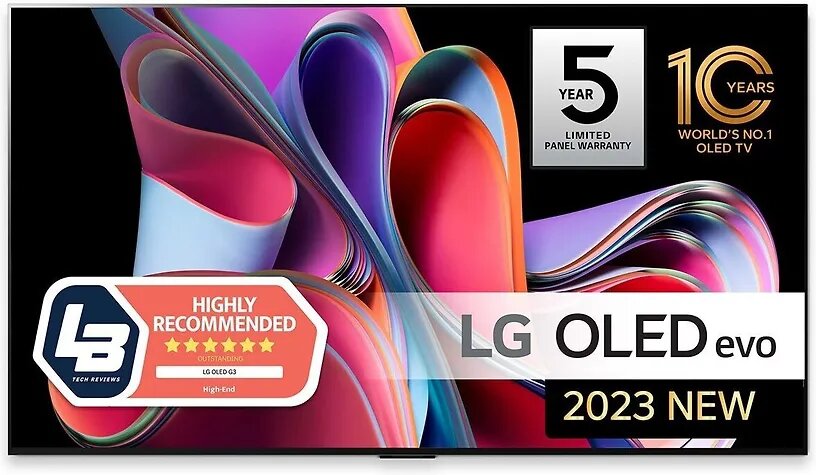 Телевизор 77″ LG OLED77G3, OLED MLA, 4K UHD