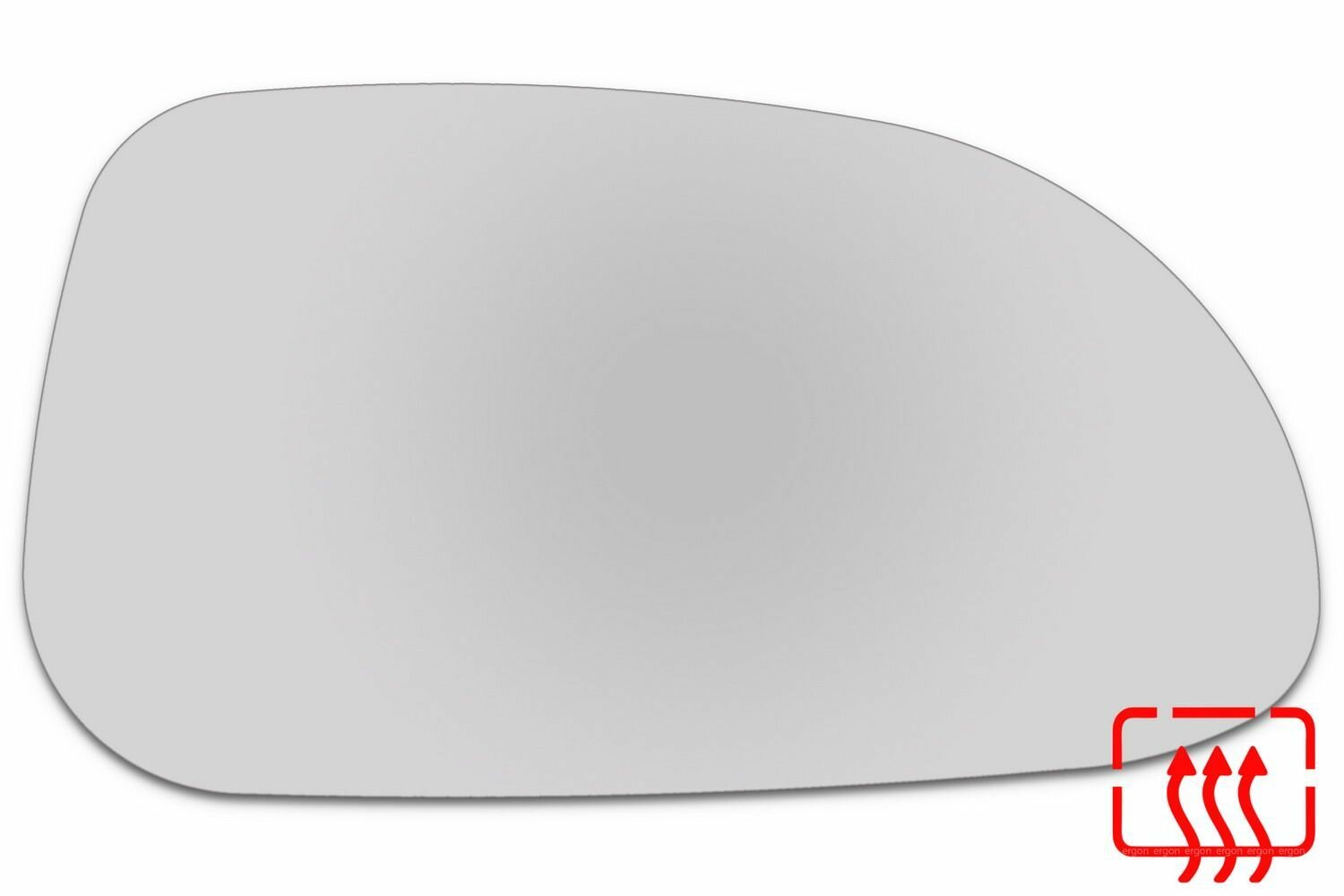 Зеркальный элемент правый CHEVROLET Lacetti (03-09) сфера нейтральный с обогревом