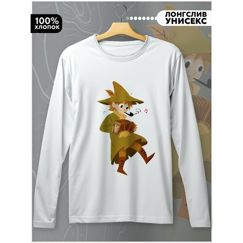 фото Лонгслив бруталити, размер l, белый