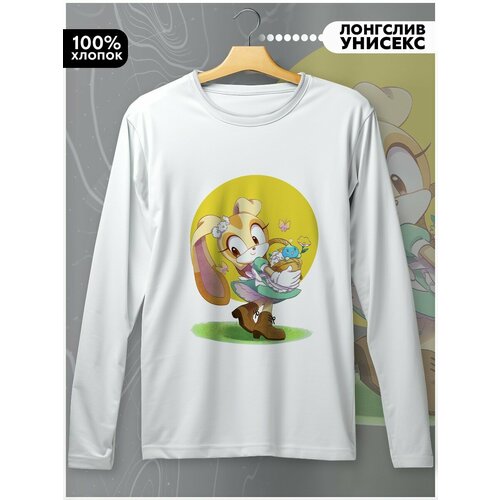 фото Лонгслив бруталити, размер l, белый