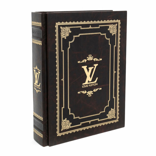 Подарочная книга в кожаном переплете "Louis Vuitton"