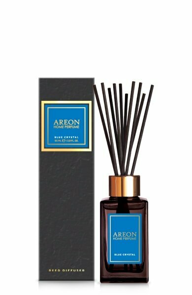 Ароматизатор для дома Areon Sticks Premium (банка, деревянные палочки) Blue Crystal Синий кристалл 8
