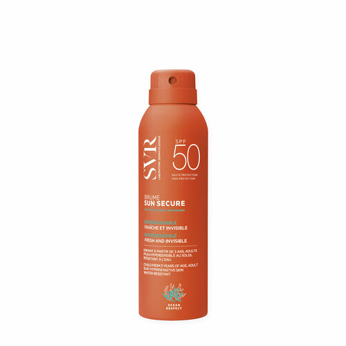 SVR Солнцезащитный спрей для лица и тела SPF50+ Sun Secure 200 мл молочко для лица и тела svr sun secure 200 мл