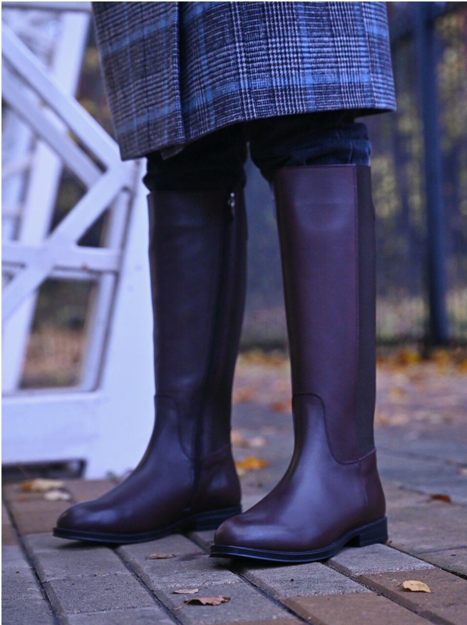 фото Сапоги женские натуральная кожа