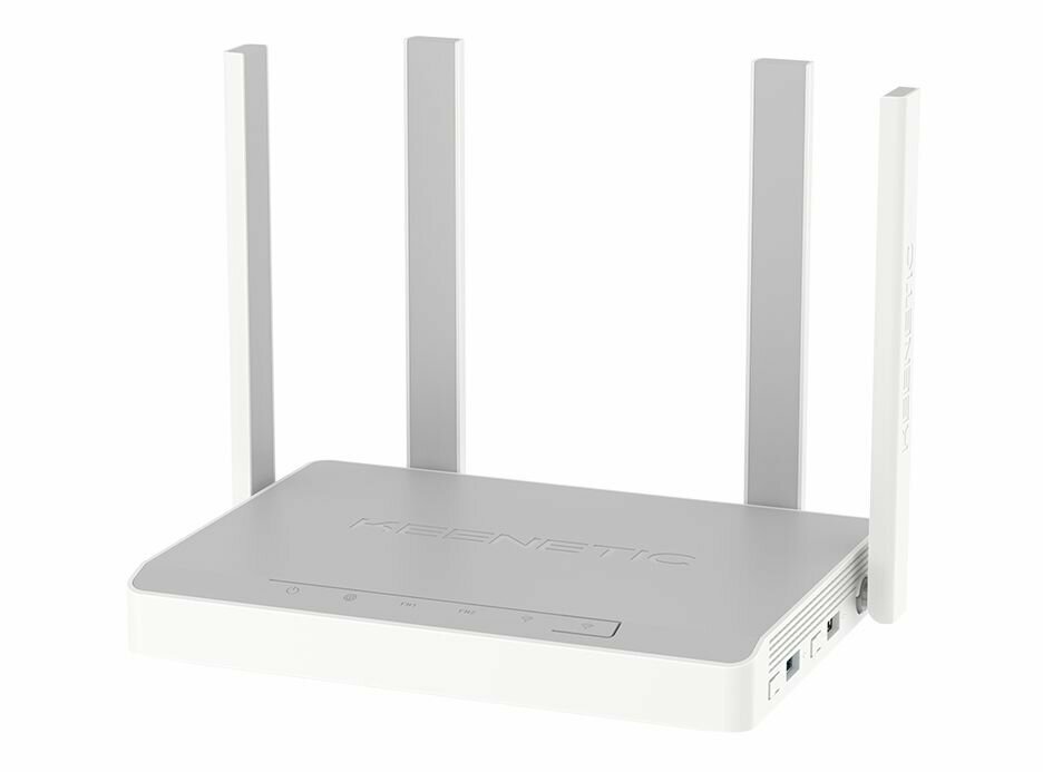 Wi-Fi роутер Keenetic Ultra (KN-1811), Wi-Fi AX3200, 2.4/5 ГГц, 802.11ax, 3202 Мбит/с, 4 антенны (внешние), белый