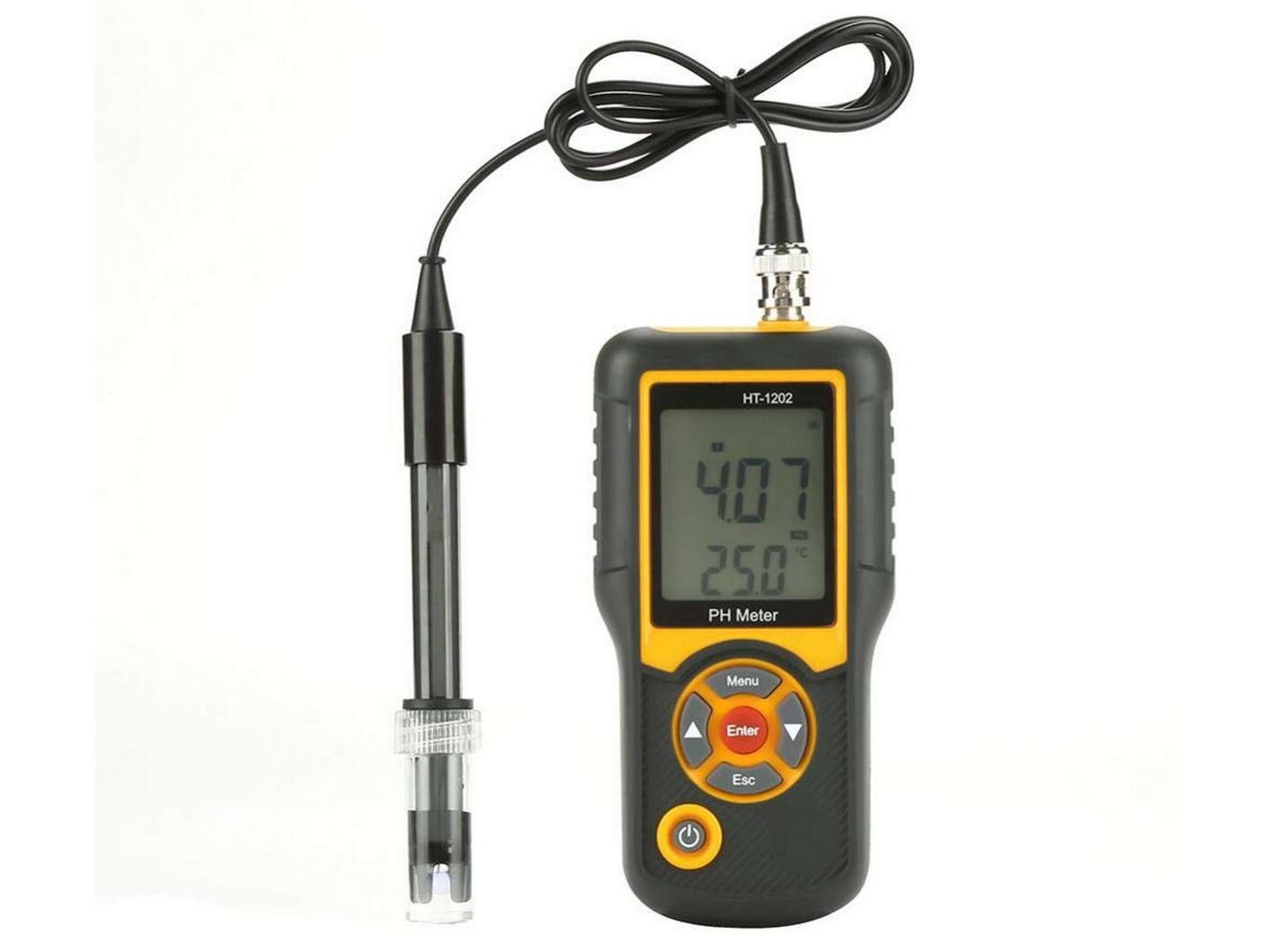 Model: HTI 1202 (I30830N) цифровой Ph метр тестер качества воды, измеритель кислотности (портативный ph метр для воды).