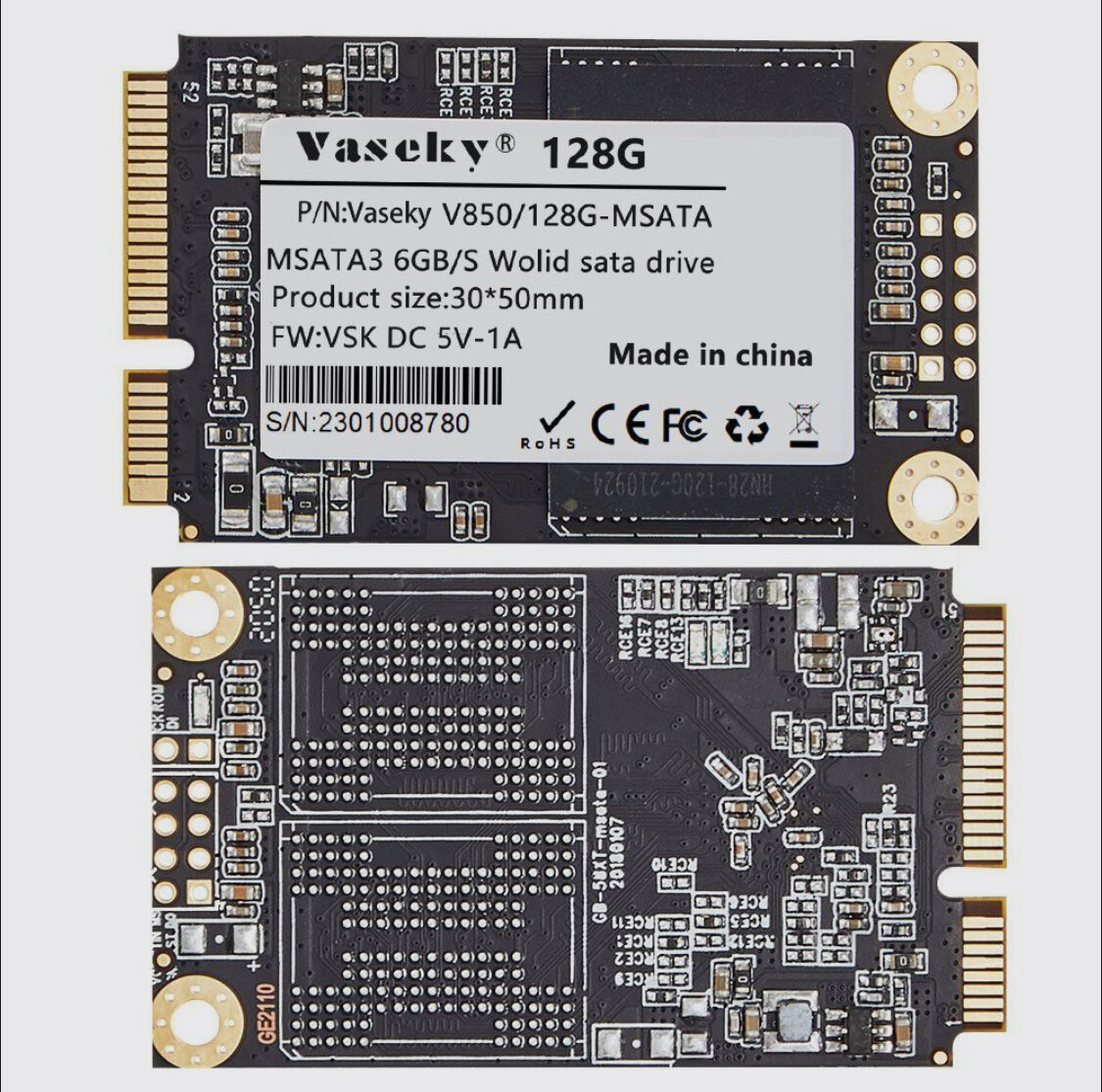 128 ГБ Внутренний SSD-диск VASEKY V850 (V850-128GB)