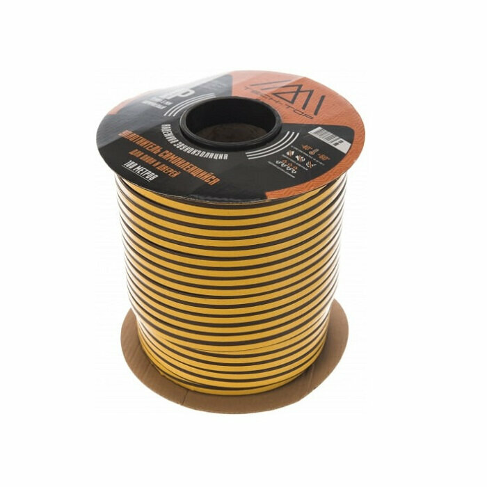 Уплотнитель Tech Top  промышленный  самоклеящийся  P профиль  коричневый  9х5 мм