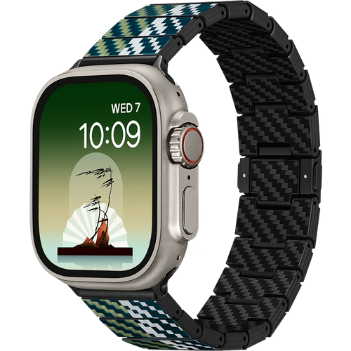 Ремешки Pitaka Ремешок Wind для Apple Watch, 38/49 мм, карбон, черный