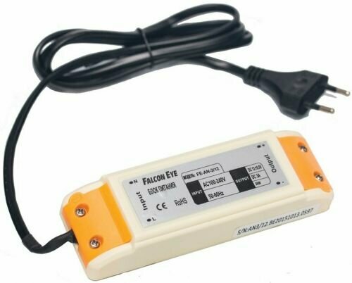 фото Блок питания Falcon Eye FE-AN-3/12 импульсный, входное напряжение 87-264V, Выходное 12V, Номинальный ток 3A