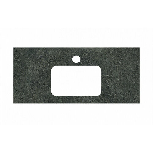 PL2. VT97/100 Спец. изделие декоративное для раковин, встраиваемых сверху Риальто зеленый темный 48*100