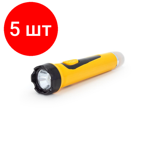 фото Комплект 5 штук, фонарь ручной яркий луч la-205 stella 1w 80лм+70лм powerbank акк. вст. зу