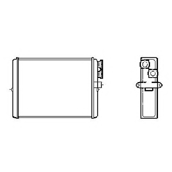 NRF 53559 (9171503) радиатор печки\ Volvo (Вольво) s60 / s80 2.0 / 2.4 / 2.5tdi 00