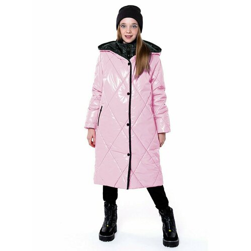 фото Куртка nikastyle, размер 140, розовый