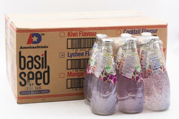 Напиток б/а Basil Seed Тропический Мангустин 290 мл Упаковка 24 шт - фотография № 4