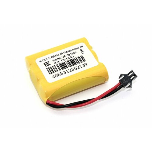 Аккумулятор Ni-Cd 3.6V 400mAh AA Flatpack разъем SM