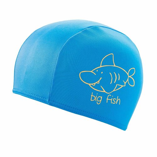фото Шапочка для плавания лайкровая детская fashy polyester kids printed cap