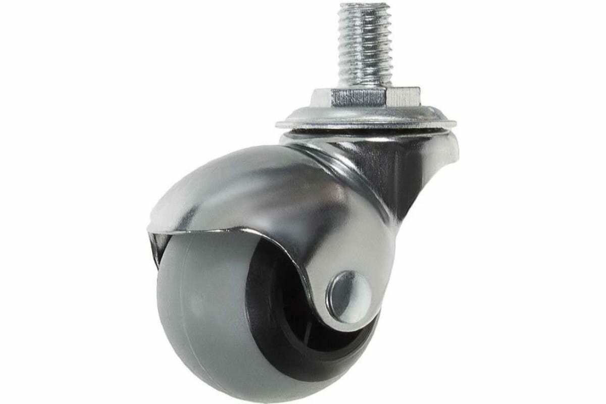 Tech-Krep Колесо апп. поворот рез шар резьба М8 D40мм б/т - пакет 148459