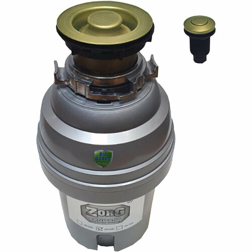 Измельчитель пищевых отходов ZorG ZR-75 D BRONZE Бронза 31550₽
