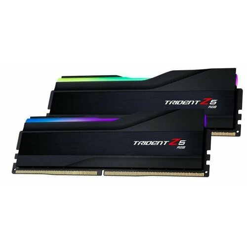Оперативная память GSKILL DDR5 TRIDENT Z5 RGB 32GB 2x16GB 7200MHz CL34 34-45-45-115 14V Black F5-7200J3445G16GX2-TZ5RK 2304000₽