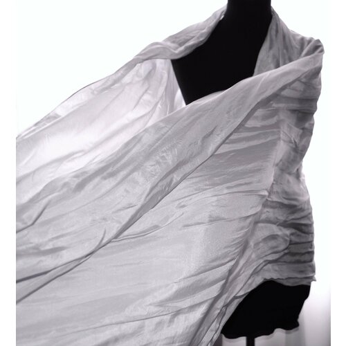 Шарф ,190х109 см, универсальный, серый шарф 72 см серый