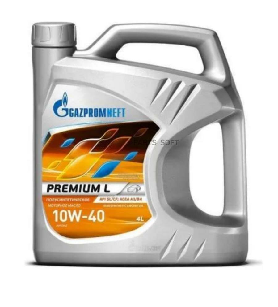 GAZPROMNEFT 253142211 масо GAZPROMNEFT PREMIUM L 10W-40 4, фасовка 4