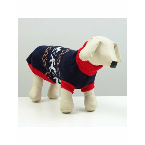 Свитер, размер 18 ДС 50-65, ОШ 22-37, ОГ 38-53 см микс расцв