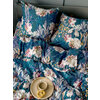 Фото #14 Комплект постельного белья Павлина Эдем бирюза 2 спальный, Полисатин, наволочки 70x70