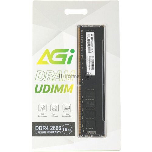 Память DDR4 16Gb 2666MHz AGi AGI266616UD138 UD138 RTL PC4-25600 DIMM 288-pin Ret 534600₽